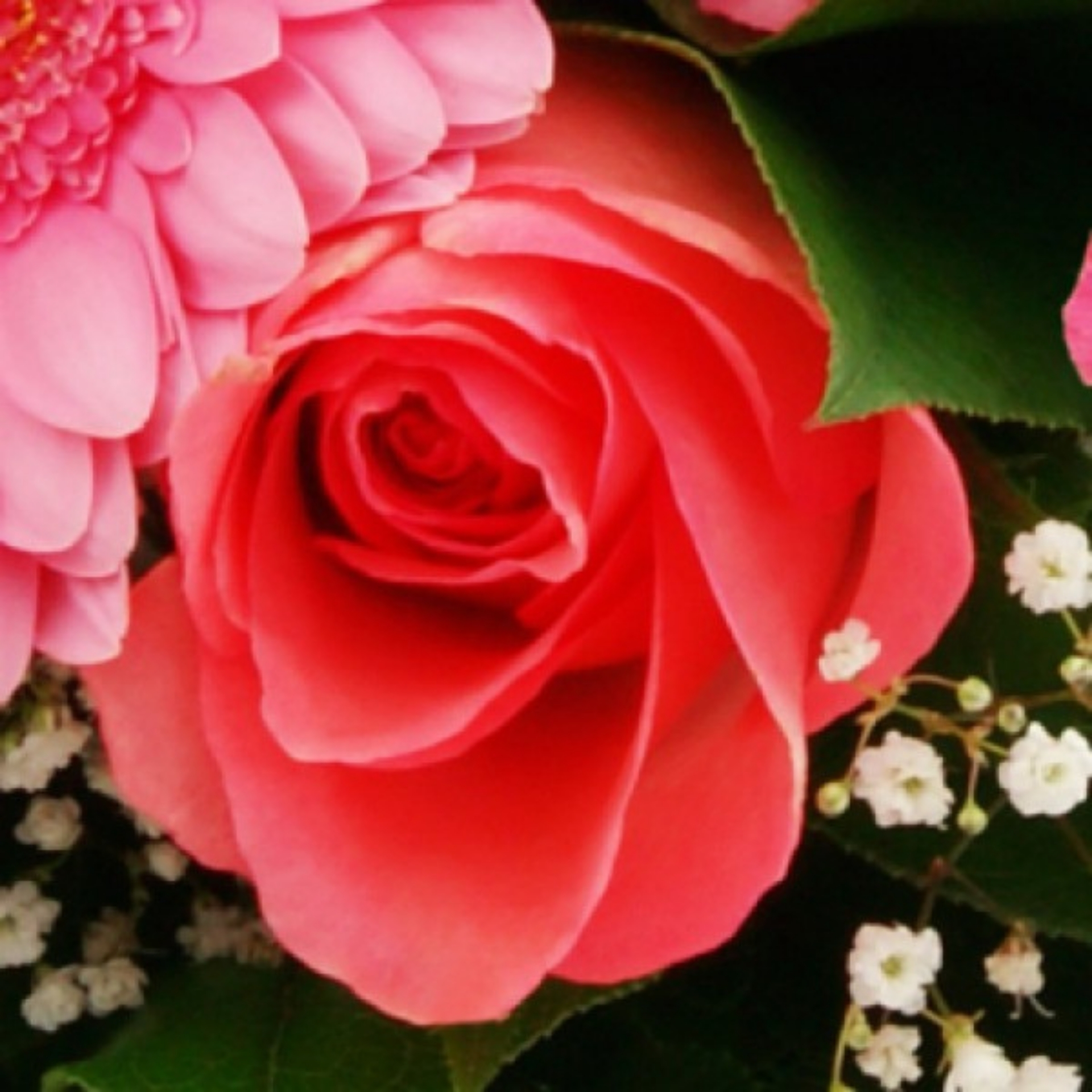 Blumenstrauß Blumenzauber Rosa