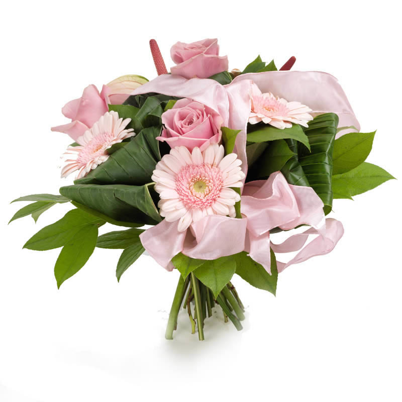 Blumenstrauß in rosa online bestellen